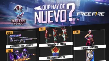 descubre los eventos mas recientes en free fire y su evolucion no te pierdas las ultimas novedades del juego