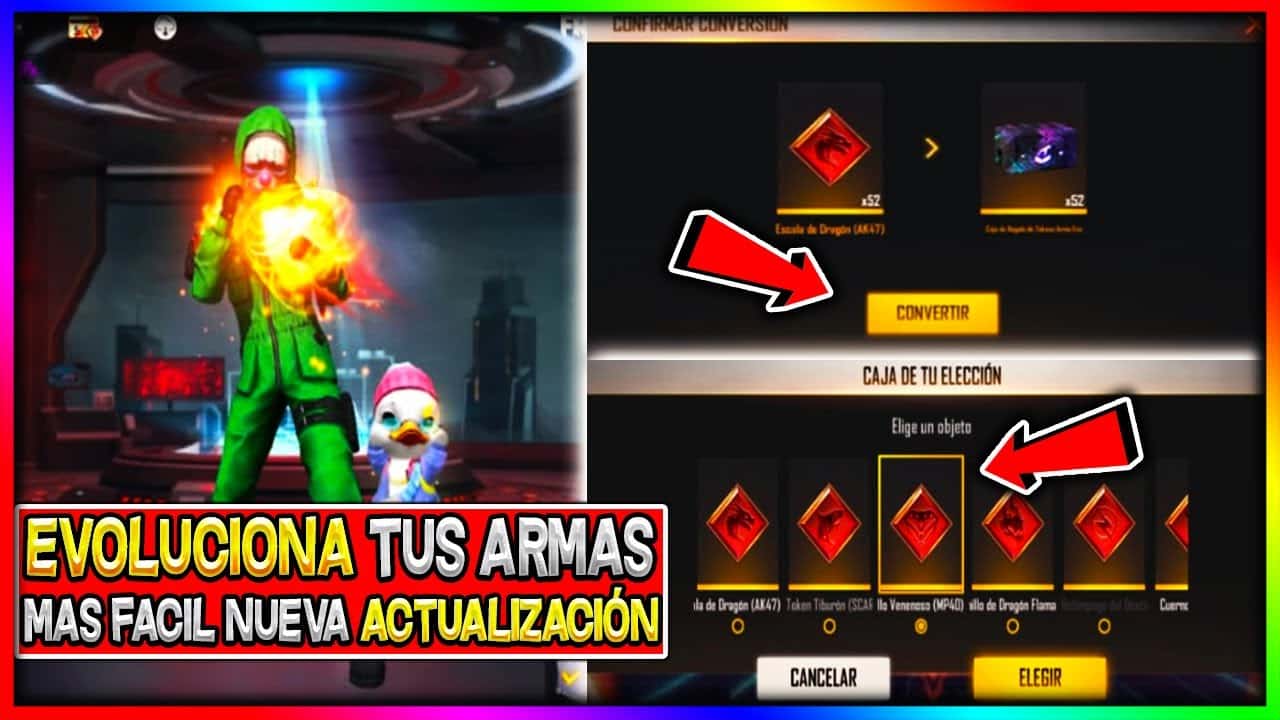 descubre la mejor estrategia para evolucionar tus armas en free fire y ser imparable en el juego guia evolutivas