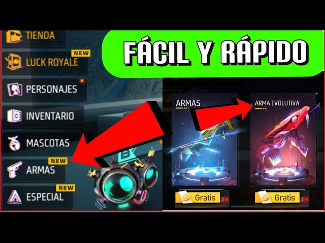 descubre las ventajas de las armas evolutivas en free fire que te ofrecen en tus eventos